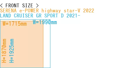 #SERENA e-POWER highway star-V 2022 + LAND CRUISER GR SPORT D 2021-